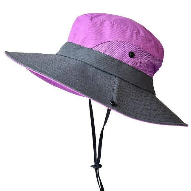 Versatile Sun Shield Hat with Customizable Fit and Travel-Friendly Design