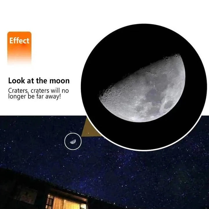 20x Zoom Binoculars with Waterproof Design and Smartphone Mount