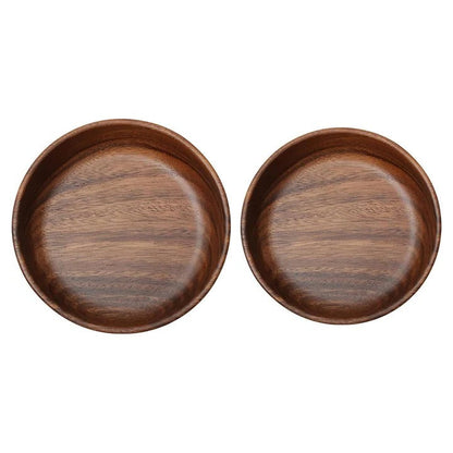 Elegant Walnut Serving Bowls - Set of 2 for All Occasions