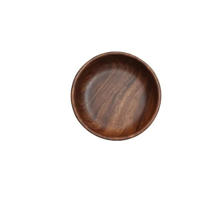 Elegant Walnut Serving Bowls - Set of 2 for All Occasions