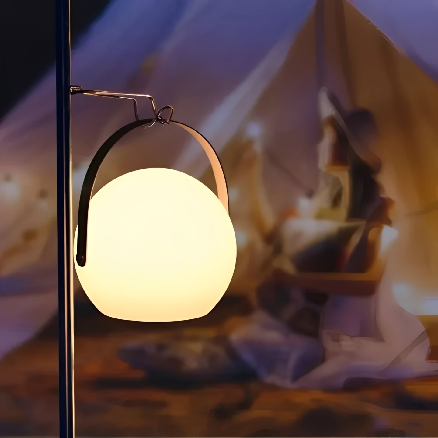Versatile Wireless LED Table Lamp for Indoor and Outdoor Use