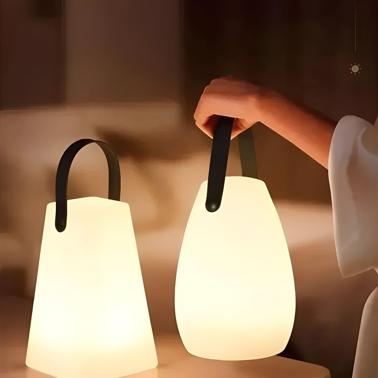 Versatile Wireless LED Table Lamp for Indoor and Outdoor Use
