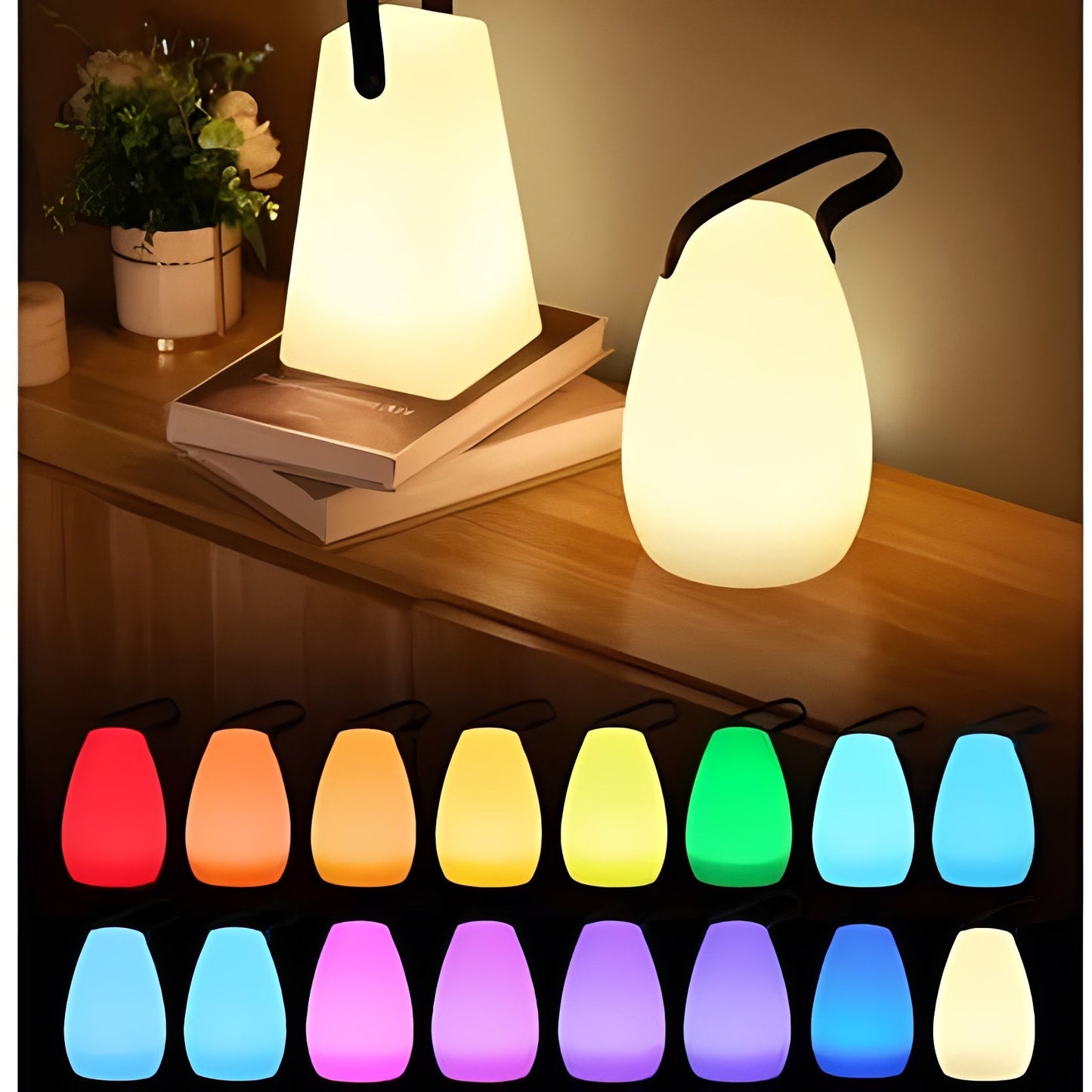 Versatile Wireless LED Table Lamp for Indoor and Outdoor Use