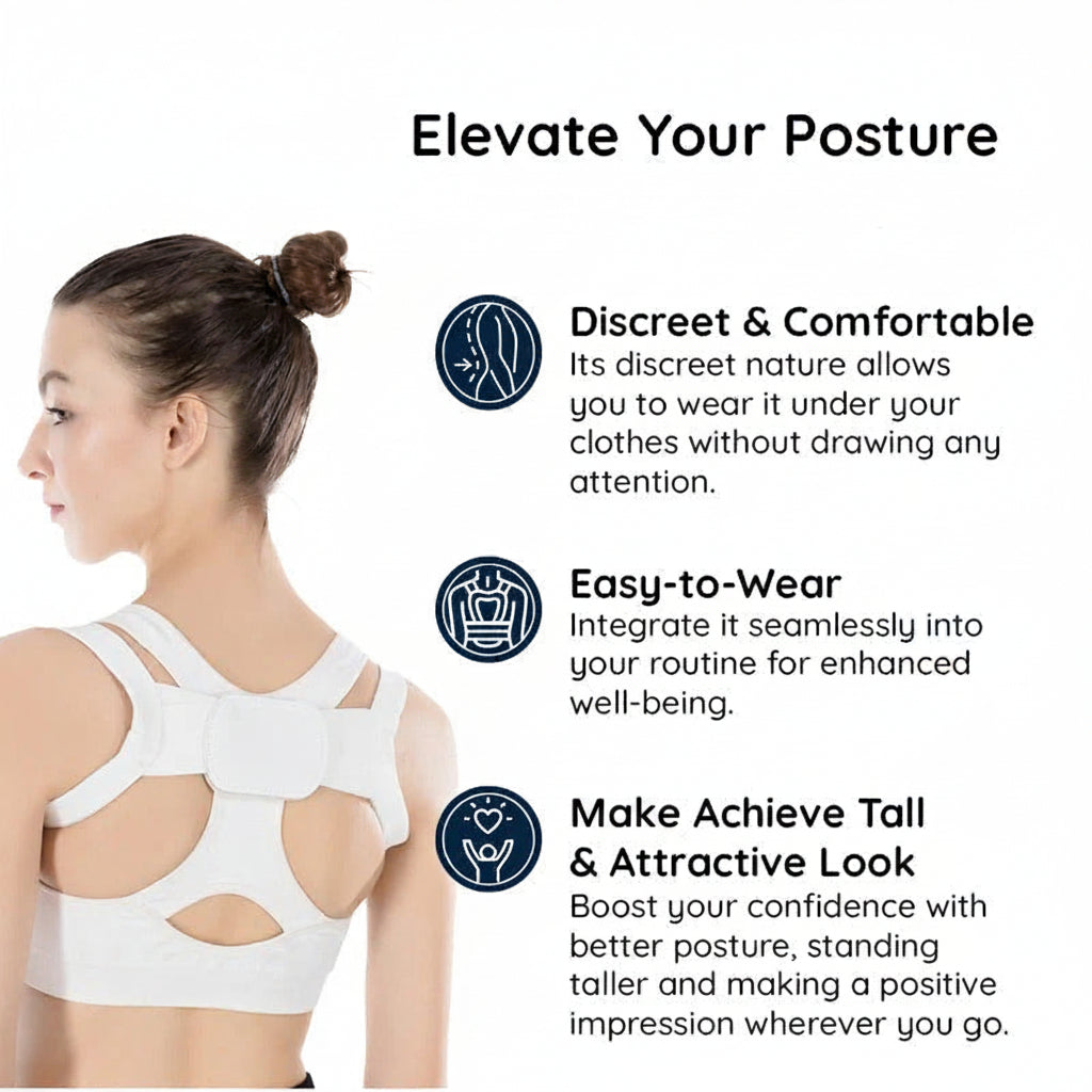 Versatile Upper Back Support Brace for Improved Posture