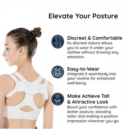 Versatile Upper Back Support Brace for Improved Posture
