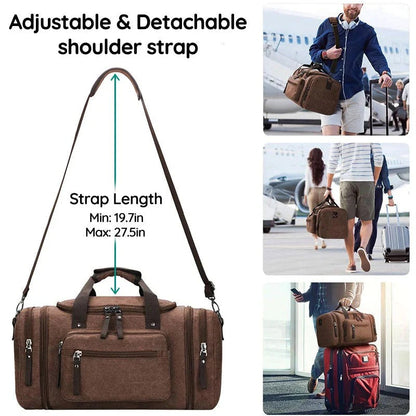Versatile Expandable Travel Duffel with Ample Storage Space