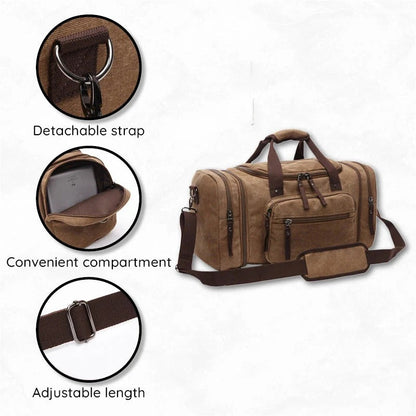 Versatile Expandable Travel Duffel with Ample Storage Space