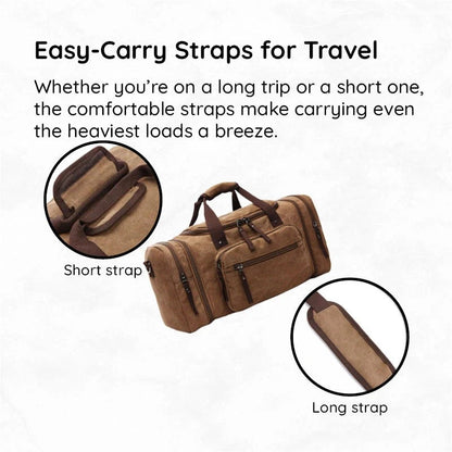 Versatile Expandable Travel Duffel with Ample Storage Space