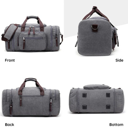 Versatile Expandable Travel Duffel with Ample Storage Space