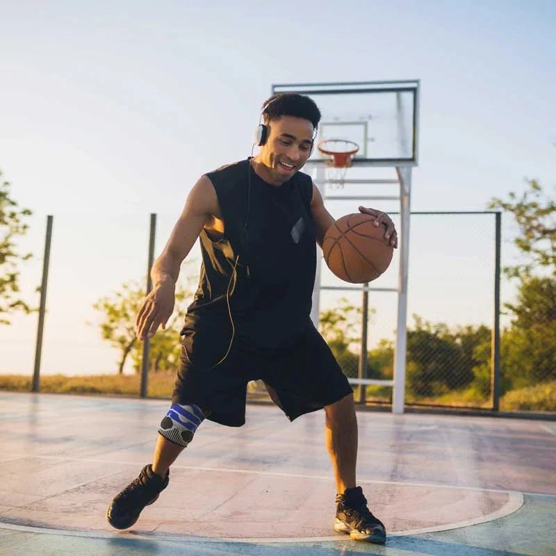 Stabilizing Knee Support with Adjustable Compression Straps