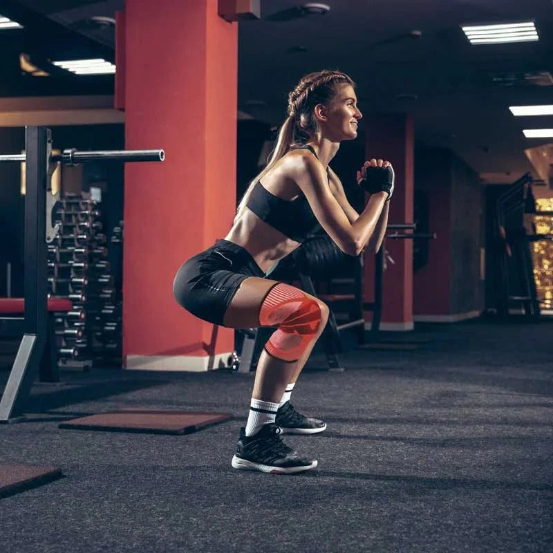 Stabilizing Knee Support with Adjustable Compression Straps