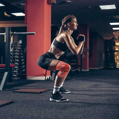 Stabilizing Knee Support with Adjustable Compression Straps