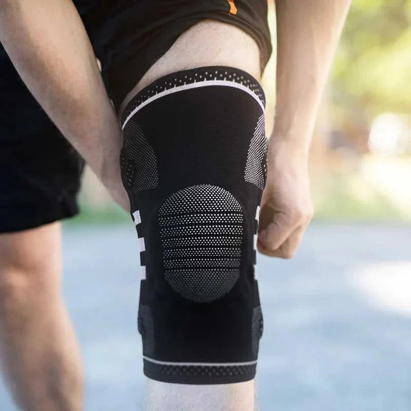 Stabilizing Knee Support with Adjustable Compression Straps