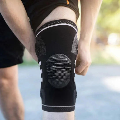 Stabilizing Knee Support with Adjustable Compression Straps