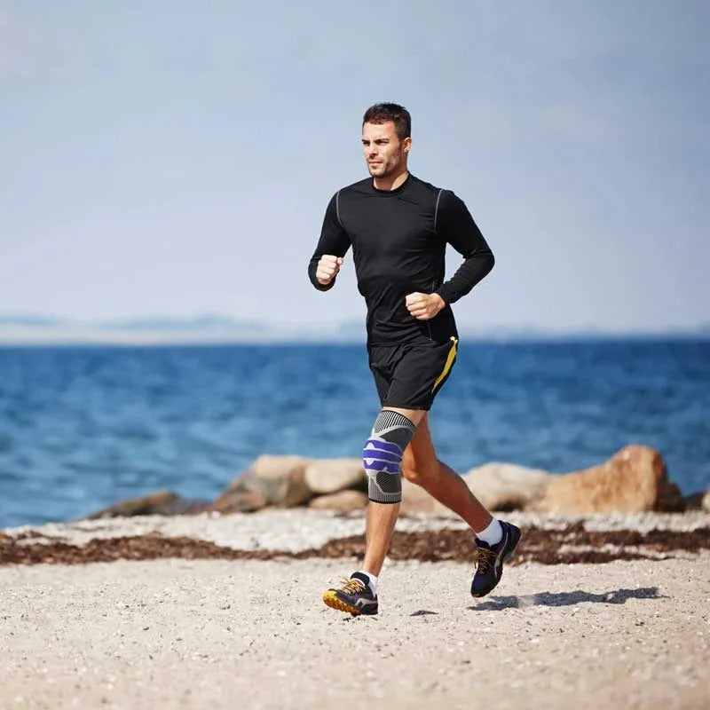 Stabilizing Knee Support with Adjustable Compression Straps