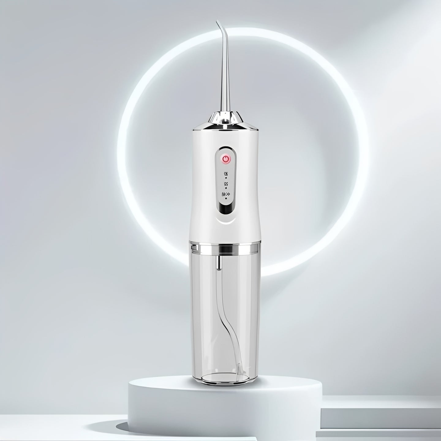 Compact Cordless Water Jet Cleaner with Interchangeable Tips