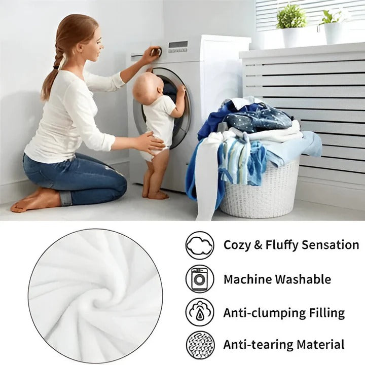 Cozy Plush Throw Blanket – Perfect for Sofa & Travel