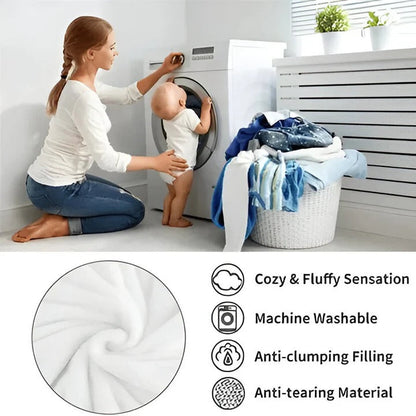 Cozy Plush Throw Blanket – Perfect for Sofa & Travel