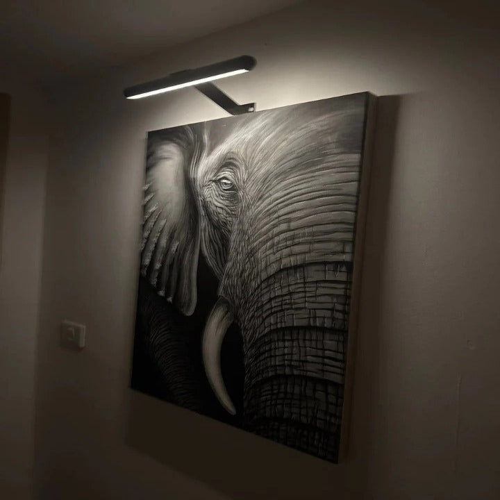 Rechargeable LED Wall Light with Remote Control Functionality