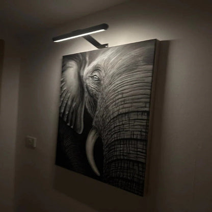 Rechargeable LED Wall Light with Remote Control Functionality