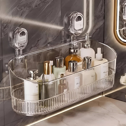 Durable Shower Organizer with Secure Suction and 11 lb Capacity