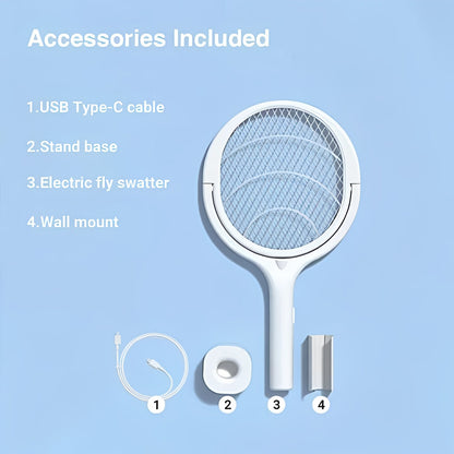 Rechargeable Insect Zapper with USB Fast Charging Feature