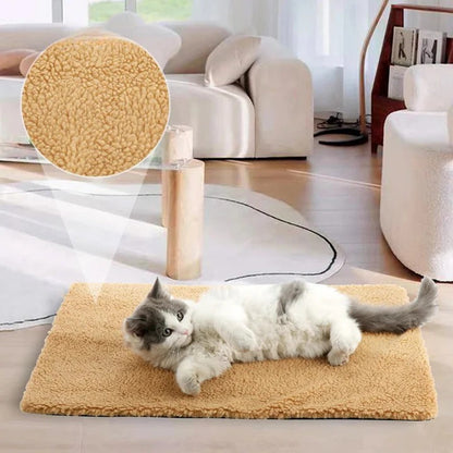 Portable Self-Heating Pet Mat for Cats and Dogs