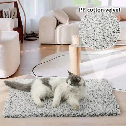 Portable Self-Heating Pet Mat for Cats and Dogs
