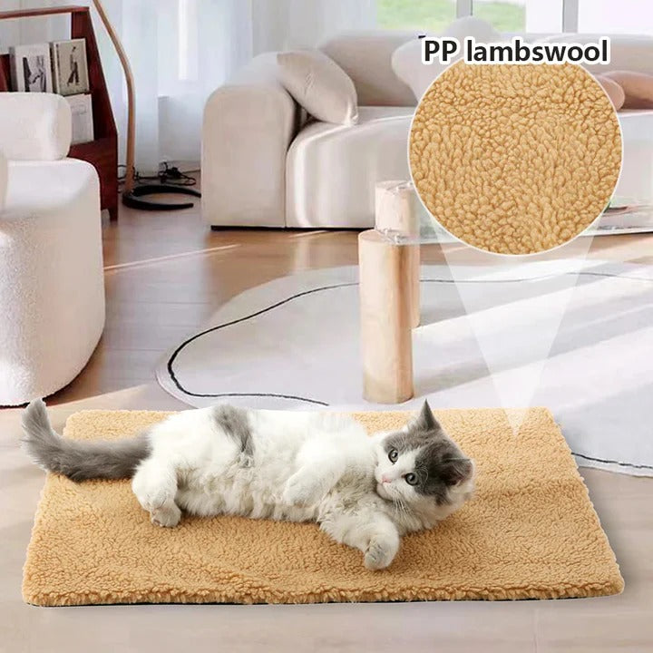 Portable Self-Heating Pet Mat for Cats and Dogs