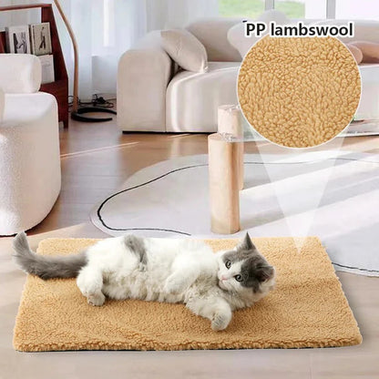 Portable Self-Heating Pet Mat for Cats and Dogs