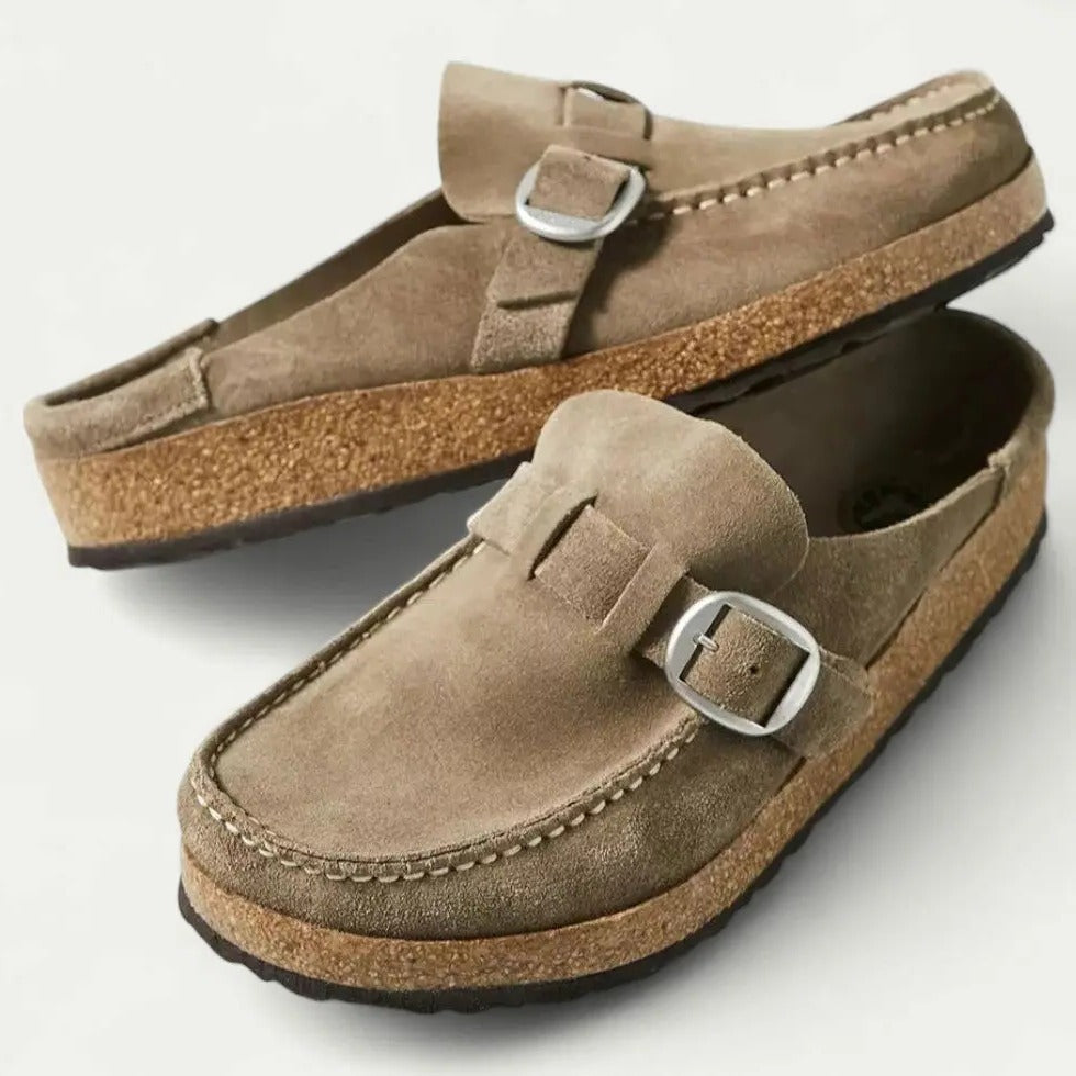 Effortless Slip-On Mules for Women with Customizable Strap