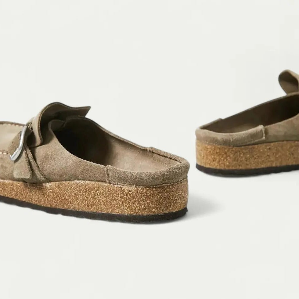 Effortless Slip-On Mules for Women with Customizable Strap