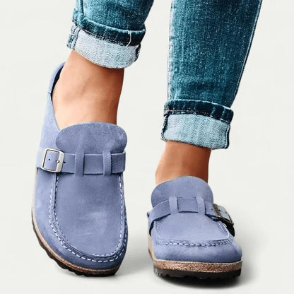 Effortless Slip-On Mules for Women with Customizable Strap
