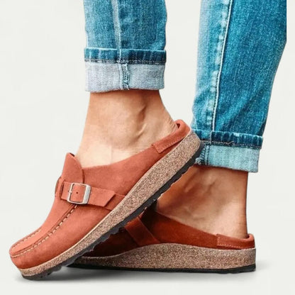 Effortless Slip-On Mules for Women with Customizable Strap