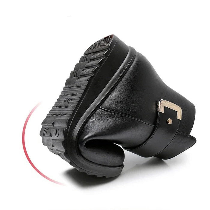 Insulated Waterproof Ankle Boots for Women with Non-Slip Sole