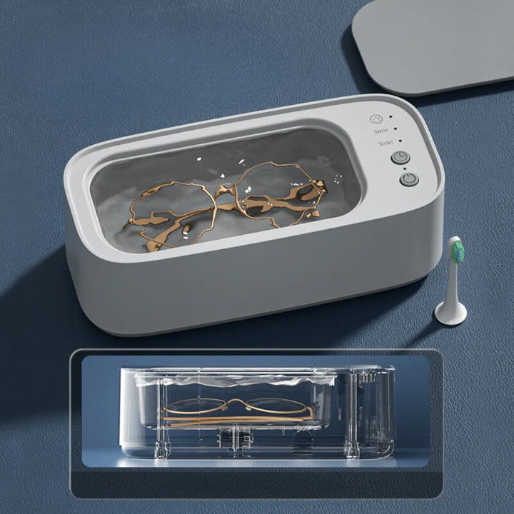 Compact Ultrasonic Cleaner for Jewelry and Delicate Items