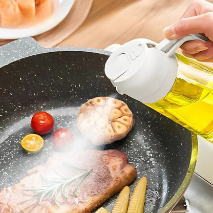 Dual-Function Culinary Oil Mister for Effortless Cooking