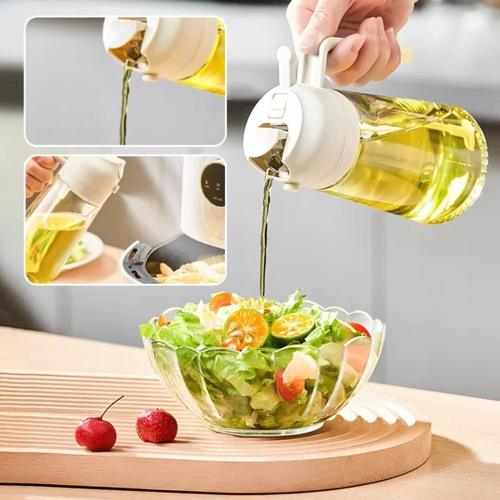 Dual-Function Culinary Oil Mister for Effortless Cooking