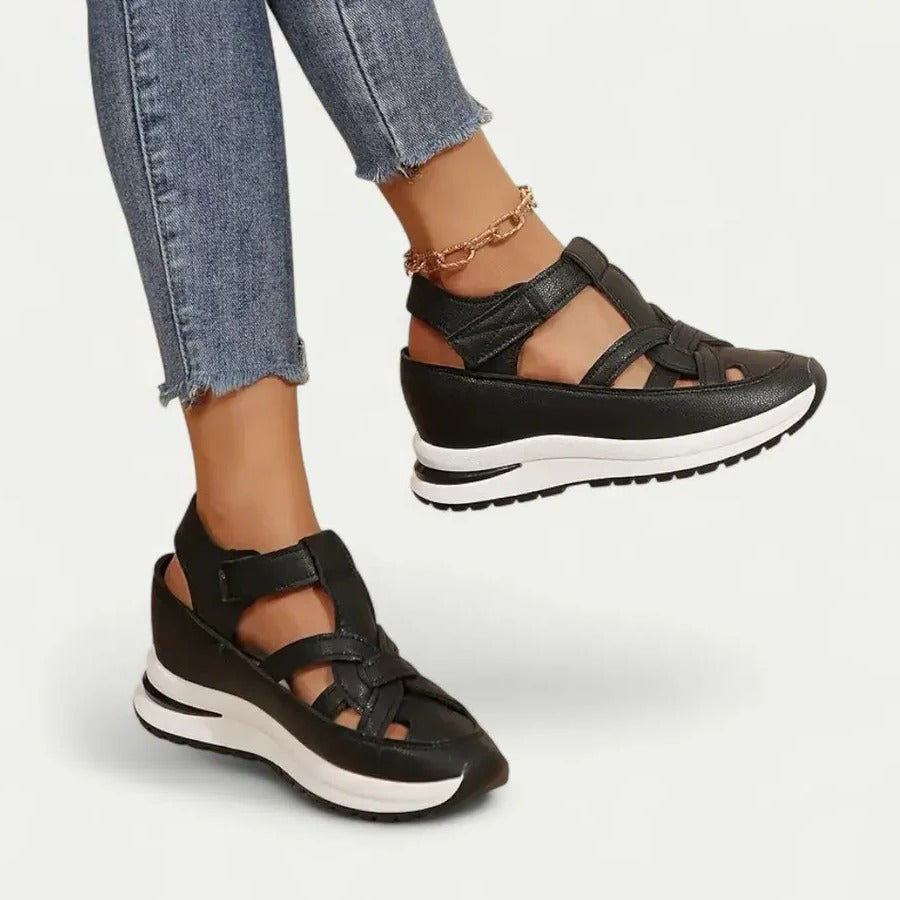 Adjustable Strapped Platform Sandals for Women – Comfort Meets Style