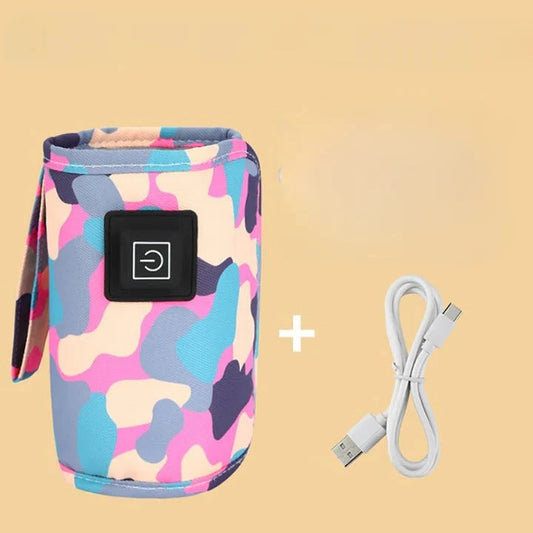 Travel-Ready USB Baby Bottle Heater with Adjustable Heat Levels
