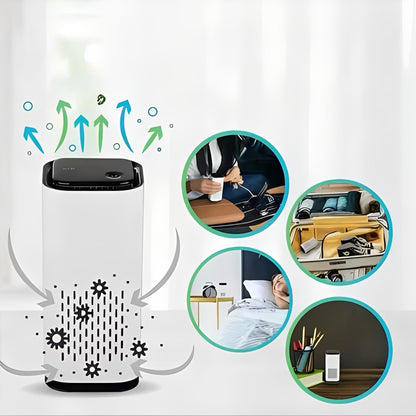 Compact USB Pet Air Purifier with HEPA and Carbon Filtration