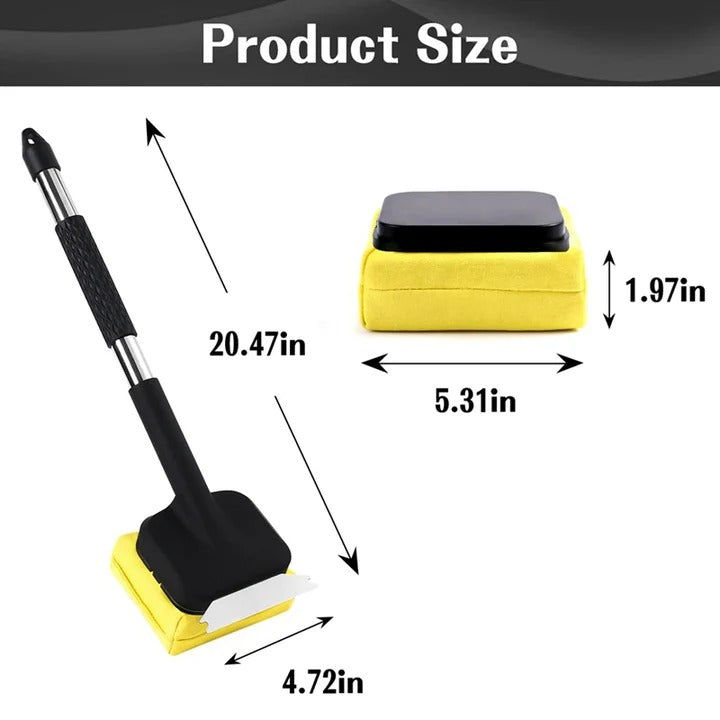 Steam-Powered Grill Cleaning Brush with Stainless Steel Scraper