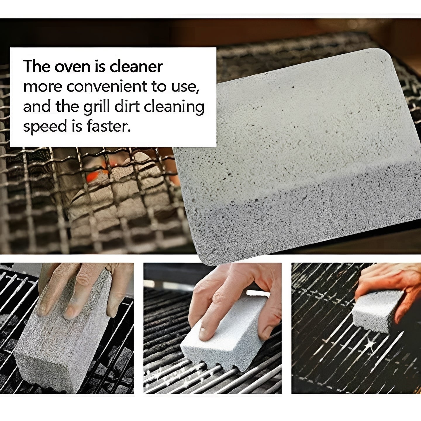 Eco-Friendly Grill Cleaning Bricks - Set of 5