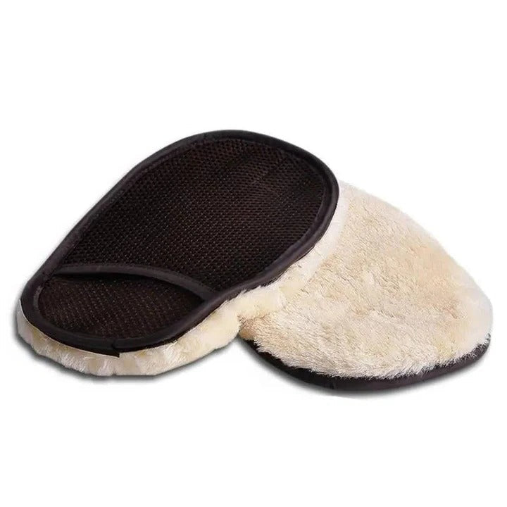 Reversible Microfiber Auto Cleaning Cloth with Secure Wrist Strap