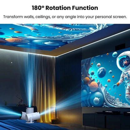 Compact Home Cinema Projector with 130-Inch 4K Display