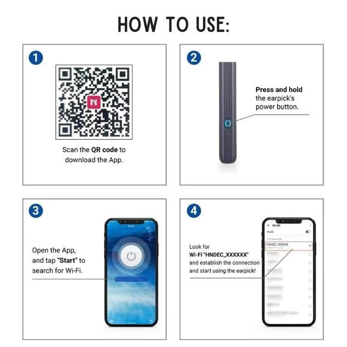 Smart Ear Inspection Tool with Live Camera Feed