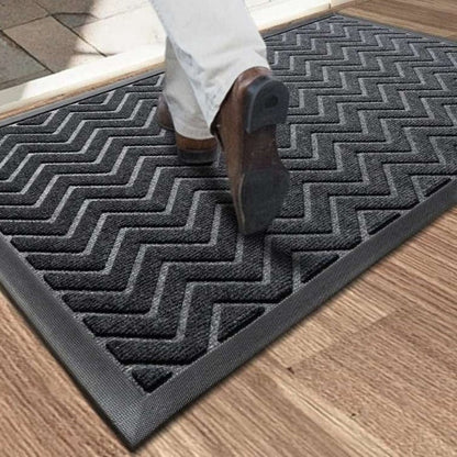 Stylish Chevron Doormat for Effortless Home Entry