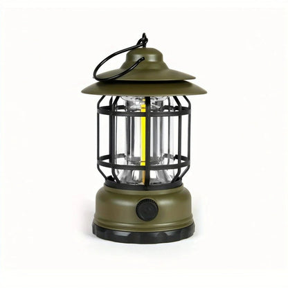 Compact Rechargeable Lantern with Dimmable LED Light for Outdoor Use