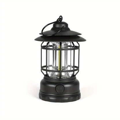 Compact Rechargeable Lantern with Dimmable LED Light for Outdoor Use