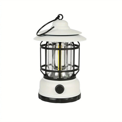 Compact Rechargeable Lantern with Dimmable LED Light for Outdoor Use